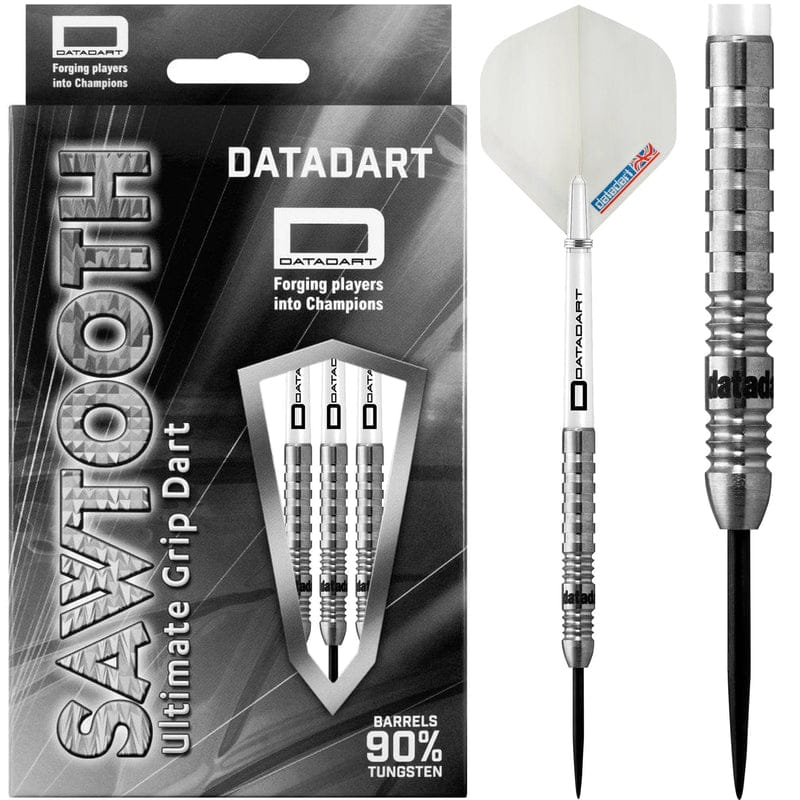 Darts - Datadarts - Steel Tip - Sawtooth - Ultimate Grip