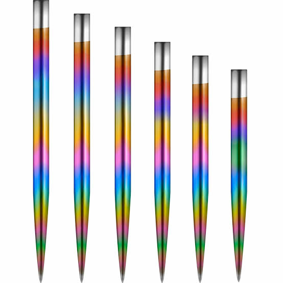 Dart Points - Mission - Dart Points - Glide - Plain - Rainbow - 40mm