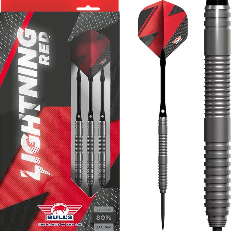 Darts - Bulls - Lightning Red Darts - Steel Tip