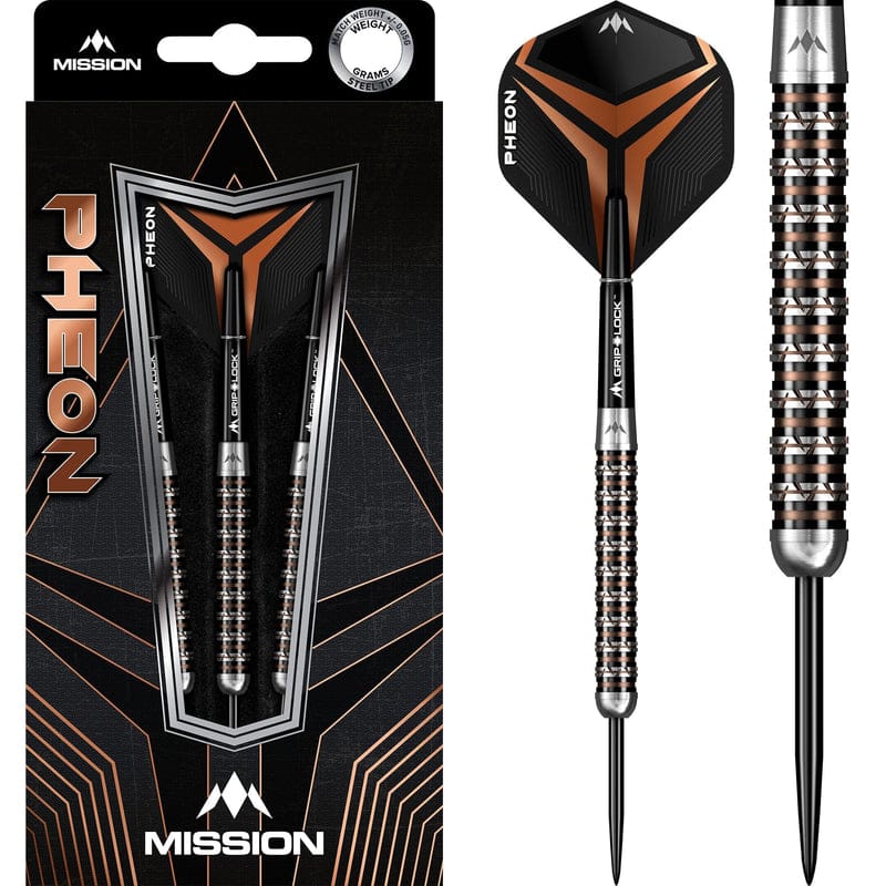 Darts - Mission - Pheon Darts - Electro - Bronze & Black