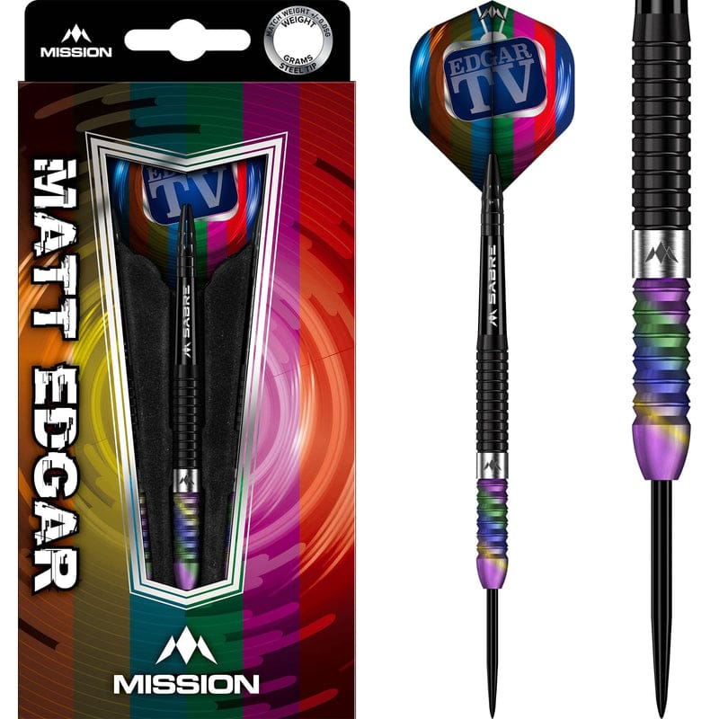 Darts - Mission - Matthew Edgard - Black PVD & Coral
