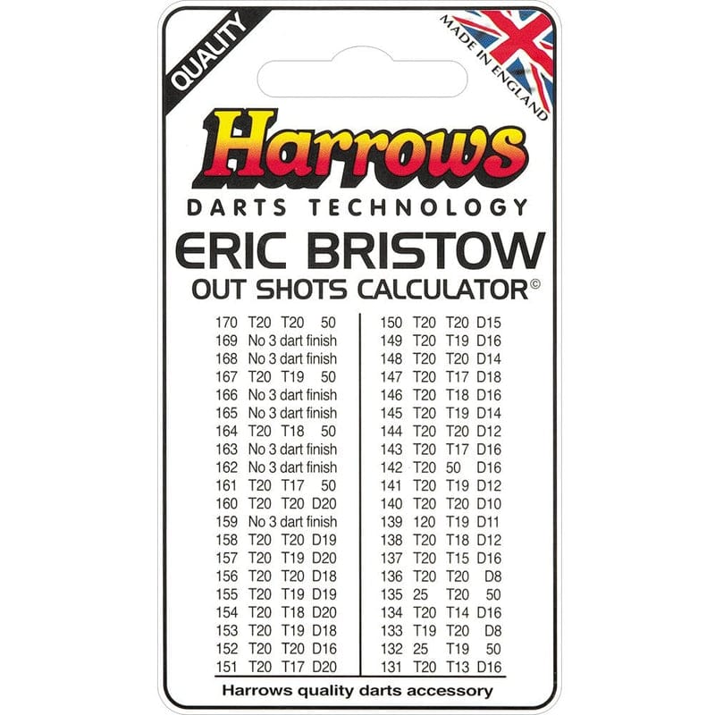 Accessories - Harrows - Checkout Card - Exhibition way to finish