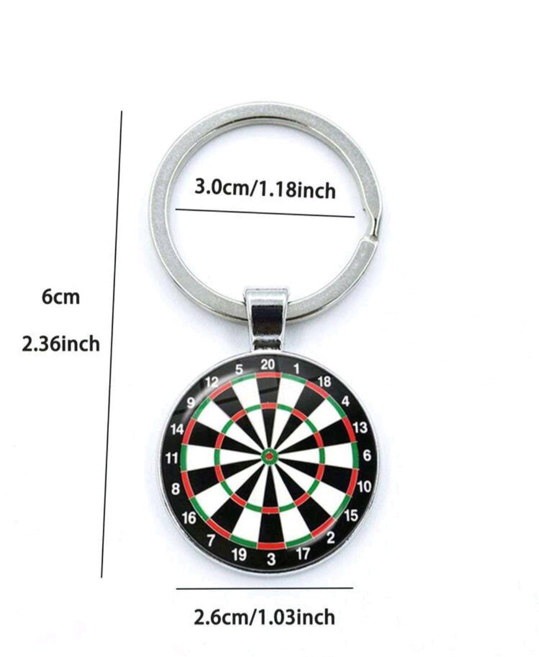 Accessories - Dartboard Keyring