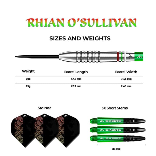 Darts - Mission - Rhian O Sullivan Darts - Ringed