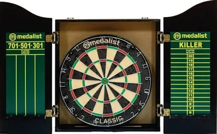 Dartboards -Medalist - Dartboard & Cabinet Combo