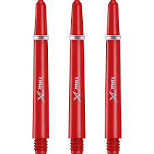 Shafts - XQMax - Polycarbonate Dart Shaft - Solid Color - Red