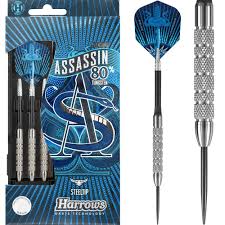 Darts - Harrows - Assassin Darts - Std - Knurled - 23g