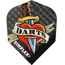 Flights - Harrows - Dimplex - Std - Heart Dagger