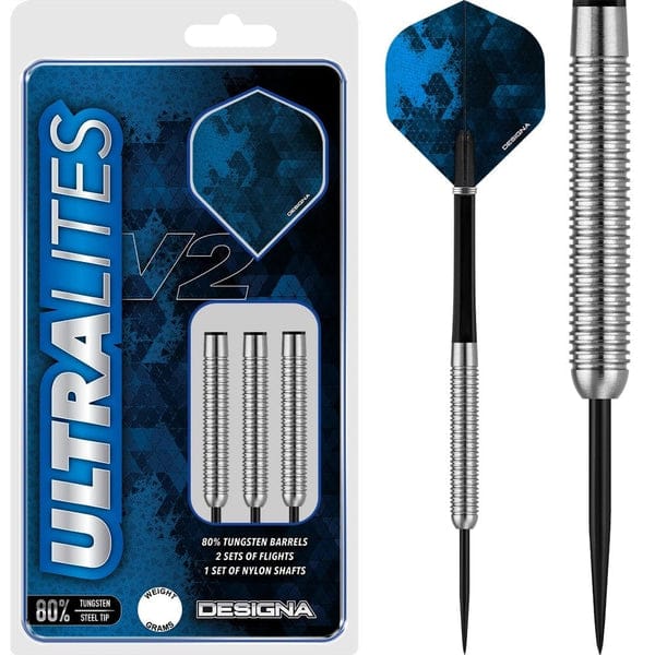 Darts - Designa - Ultralites V2 - M3 - Twin Ring Grip - 17g