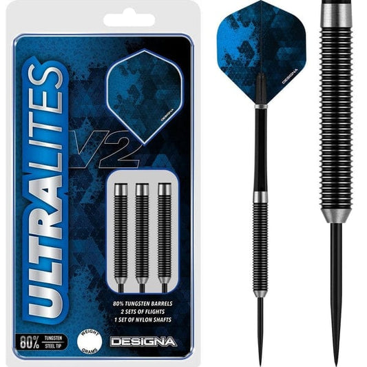 Darts - Designa - Ultralites V2 - M3 - Full Ring Grip - 16g