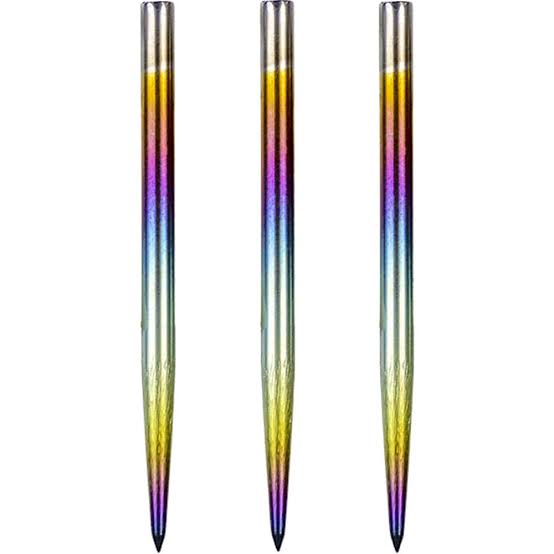 Dart Points - Bulls - Spare Points - Smooth - Rainbow - 38mm