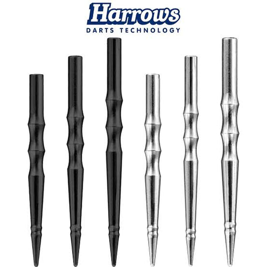 Dart Points - Harrows - Sabre - Steel Tip Machined Points - 35mm - Silver