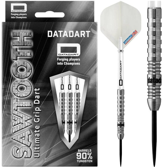 Darts - Datadarts - Steel Tip - Sawtooth - Ultimate Grip - 25g