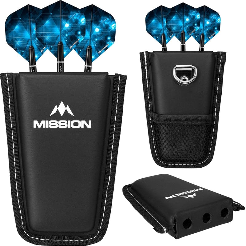 Accessories - Mission - Dart Case - Holds 1 Set Fully Loaded - Black