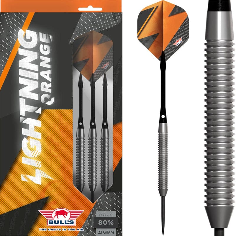 Darts - Bulls - Lightning Orange Darts - Steel Tip
