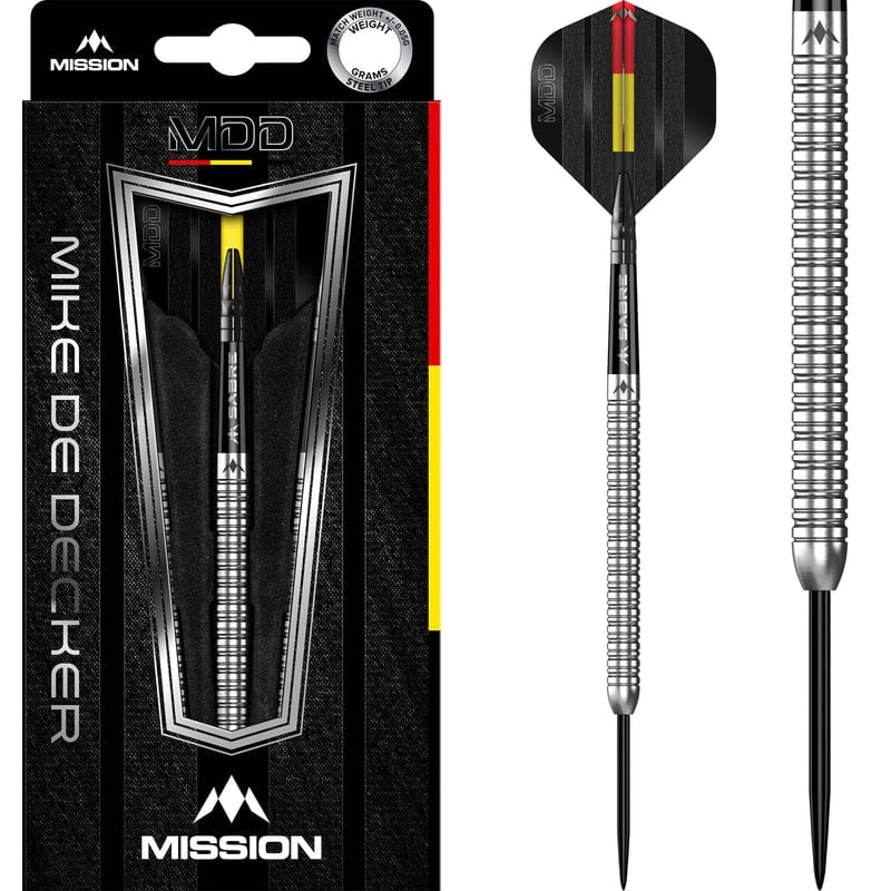 Darts - Mission - Mike De Decker Darts  - Silver - 22g