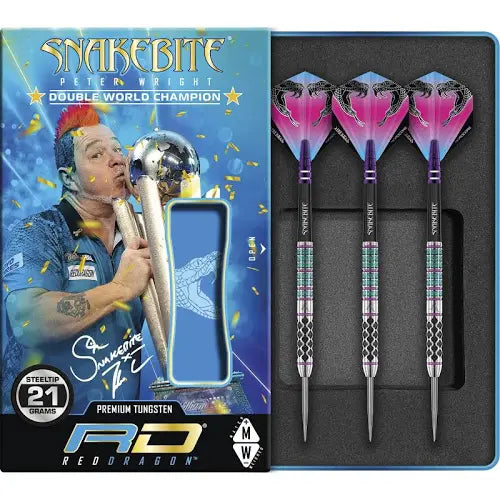 Darts - Red Dragon -Peter Wright SUPA-VENOM